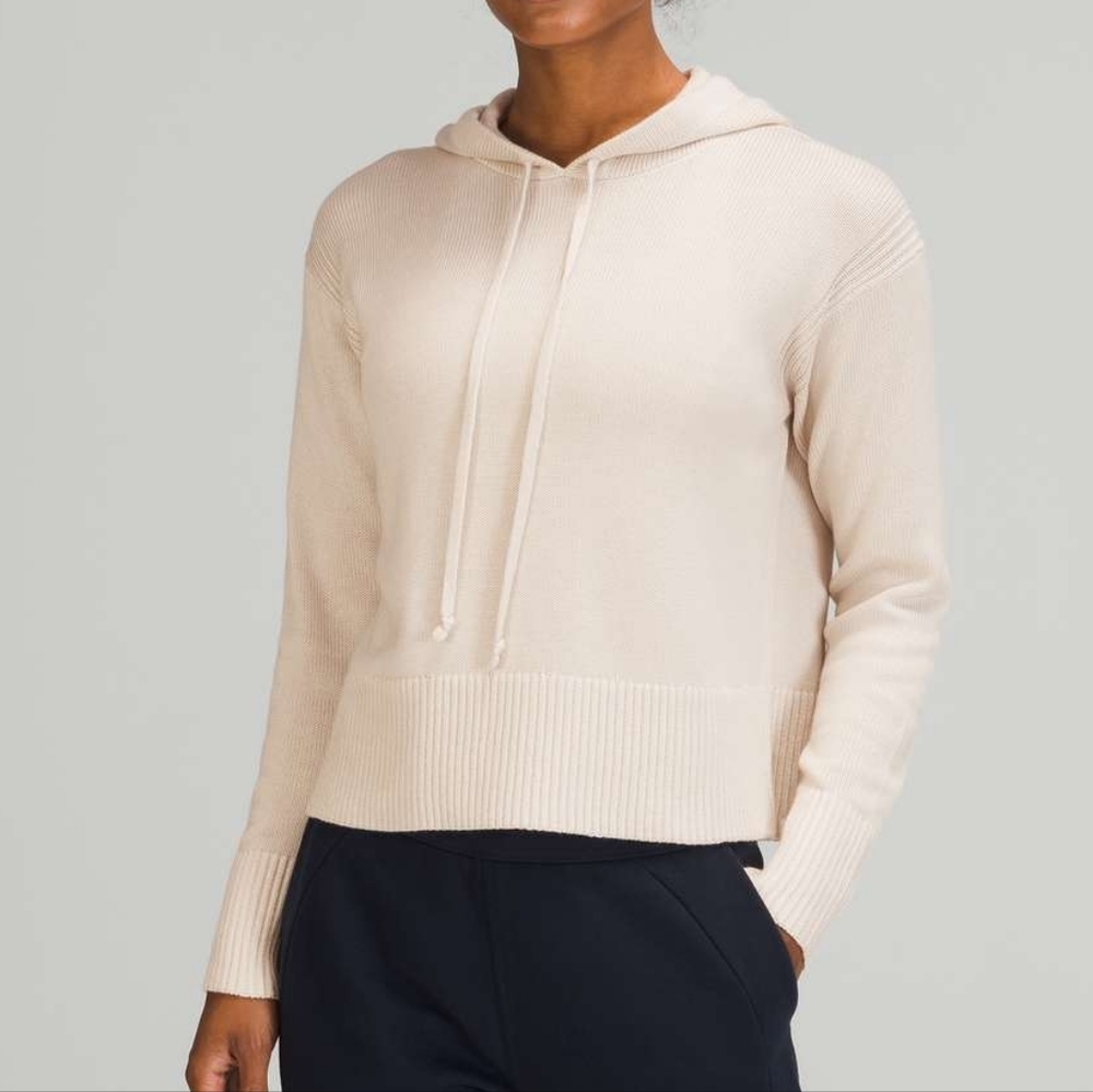 Lululemon cashmere blend  Double Knit Sweater Hoodie